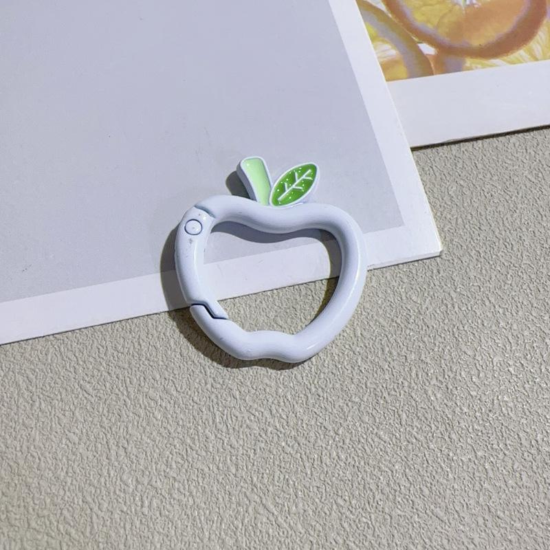 Malowany brelok z klamrą jabłkową na wiosnę do samodzielnego wykonania ozdoby do torby lub dekoracji samochodu