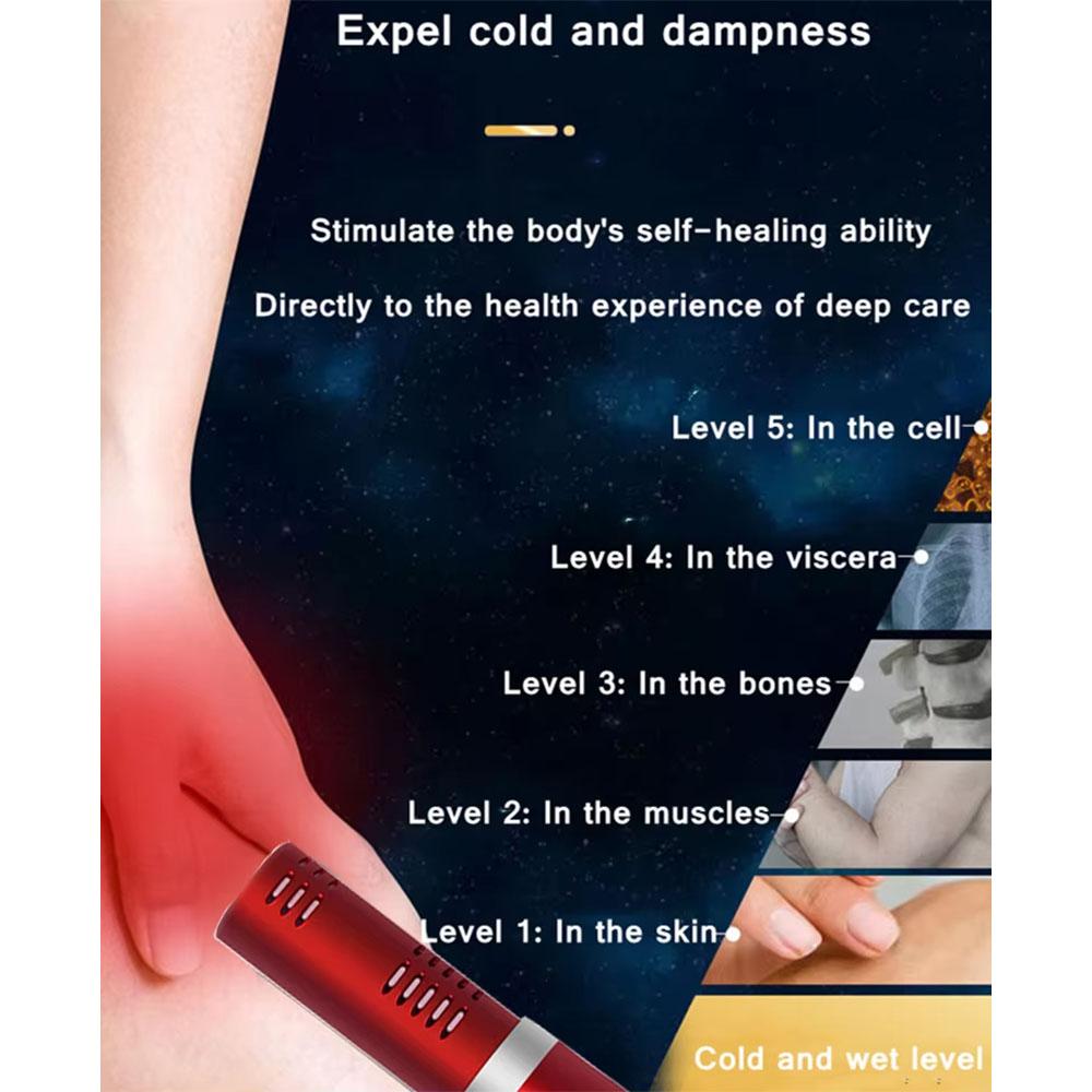 2024 Terahertz Electric Wave Lamp Magnetic Wellness Device Heating Relaxation Massager Hair Dryer for Home Use Comfort Support