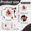 Chicken Car Stickers Funny Chicken Window Decals Poultry Car Bumper Decals 3D Realistic Rooster Decals Funny Car Stickers Funny Farm Animal Chicken