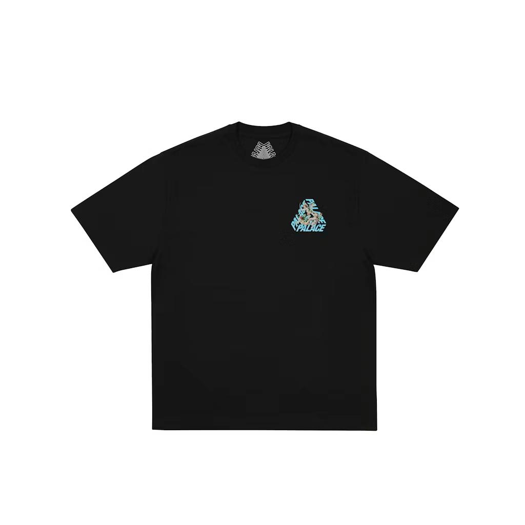 Palace Cherub P-3 T-Shirt Black Unisex Tops P29TS164