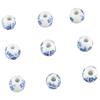 100pcs 100PCS Porcelain Beads 10mm Spacer Beads Handmade Ceramic Beads  Jewelry Making
