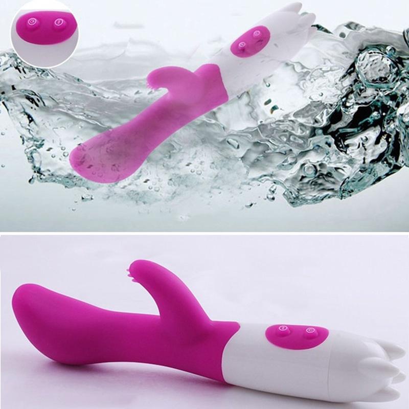 Waterproof Dual Shock G Spot Massager Sex Products Vibrators For Women