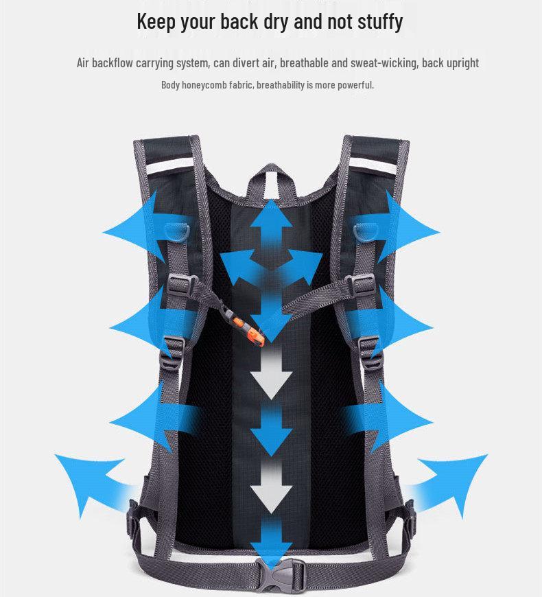 Unisex Trail Running & Cycling Hydration Backpack with Water Bladder
