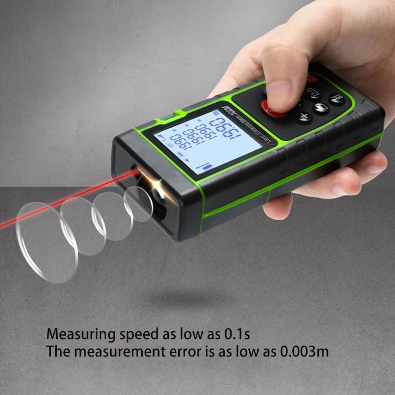 Handheld Infrared Distance Measurement Meter Tape Range Finder Extreme Accuracy ±3mm Accuracy Meter Measure Test Tool