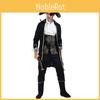 Elegant Pirate Captain Outfit For Men Ideal For Halloween Parties And Themed Events