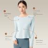 Lu Same Style Yoga Clothes Women 2025 New Slim fit Breathable Running Sports Fitness Pilates Training Wear Top