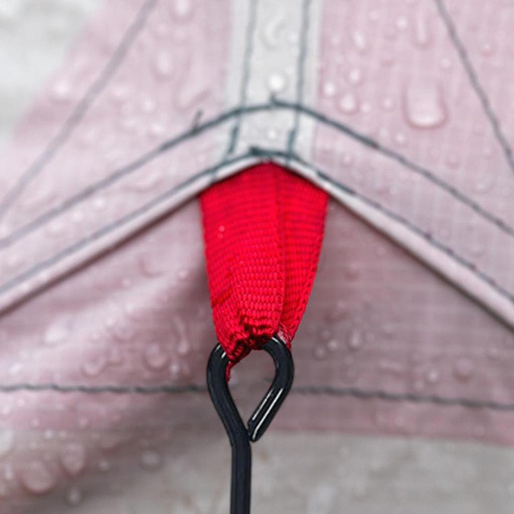Tent Pegs 40cm Camping Ground Nails Tent Hook Heavy-Duty Ground Spikes Secure Tent Shed Hook For Trampolines Tents