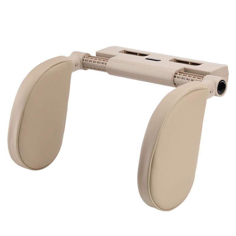 Adjustable Children's U-Shaped Memory Foam Car Headrest Pillow for Side Sleeping & Neck Support