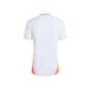 Adidas Tiro 24 Competition Training Striped Logo Print Slim-Fit Crew Neck Short Sleeve Soccer Jersey Unisex Tops White JF4194