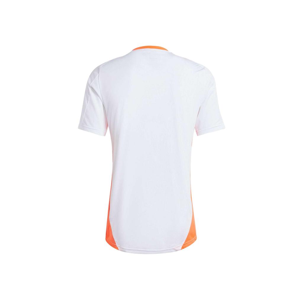 Adidas Tiro 24 Competition Training Striped Logo Print Slim-Fit Crew Neck Short Sleeve Soccer Jersey Unisex Tops White JF4194