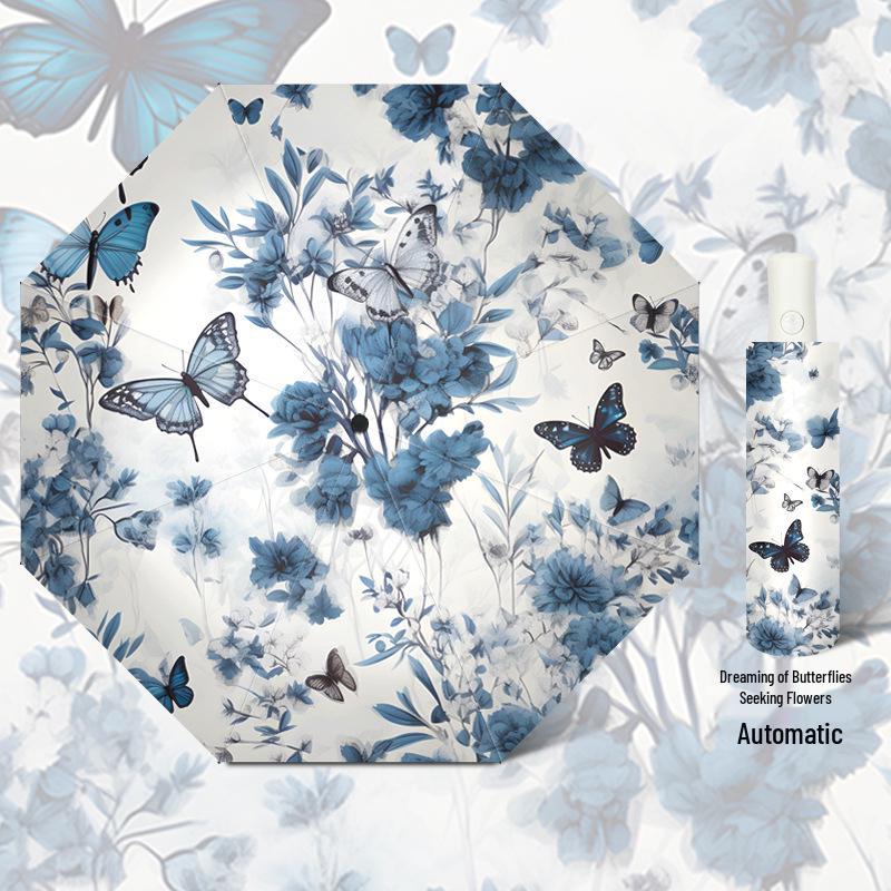 

Автоматический складной зонт с защитой от УФ-лучей и черным клеем для рекламы от солнца и дождя.