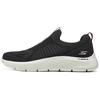 Go Walk Flex Comfortable Versatile Breathable Rebound Low-Top Casual Shoes Men Sneakers Black White 216506-BKW