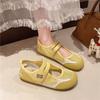 Soft-soled mesh women's new summer versatile casual sports board shoes flat Mary Jane shoes
