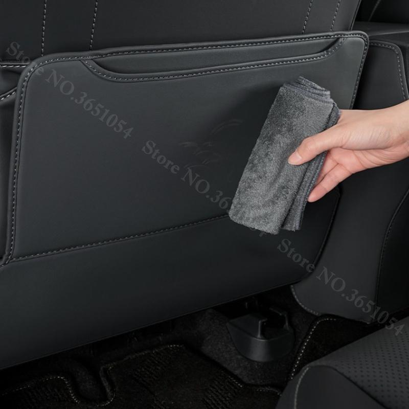 For Toyota RAV4 XA60 Wildlander Suzuki Across 2026 Leather Car Seat Back Kick Protector Rear Armrest Anti Kick Protector Pad