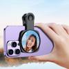 Clip On Shot Mirror for Phone Rear Camera Reflective Back Shot Tool For Selfe Live Streaming