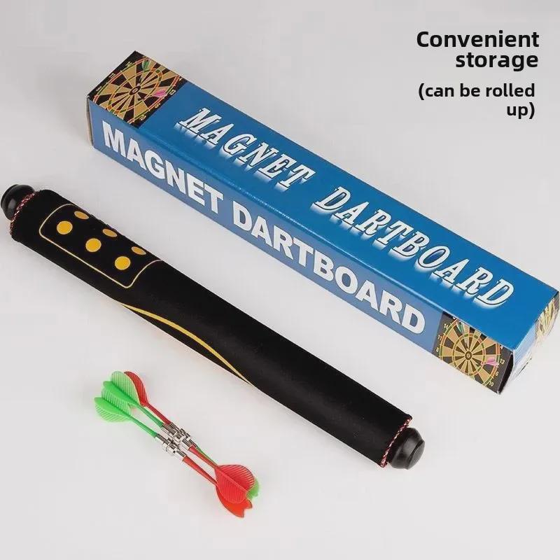 

Двухсторонний магнитный дартс с безопасными дротиками без иглы - Fat Pig Design 6 darts