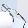 Pánské brýle na čtení Klasické Modré Světlo Blokující Brýle na Hypermetropii Retro Kovový Čtvercový Rám Brýle na Dálku +1.0 Až +4.0