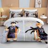 10 Sizes Haikyuu Bedding Sets Cartoon Quilt Bed Cover Anime Duvet Cover Pillow Case Sets Adult Children  Bedding Sets