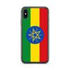 Coque Téléphone – Drapeau De l'Éthiopie – Compatible iPhone XS – Étui Souple – Résistant Et Antichoc - Silicone - Pixelforma