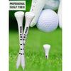 100PCS Bamboo Golf Tees Reduce Friction Side Spin Eco Friendly Durable Pack