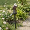 Rustic Wilderness Style Ornaments Eagle Solar Garden Light, Outdoor Waterproof LED Light with Weather Resistant Decor Stake, Bald for Courtyard