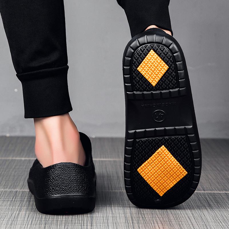 Pánské pracovní boty šéfkuchaře Vodotěsné Olejotěsné Kuchyňské Pracovní Kuchařské boty Protiskluzové kotníkové boty do deště Man Hotel Restaurant Bezpečnostní obuv