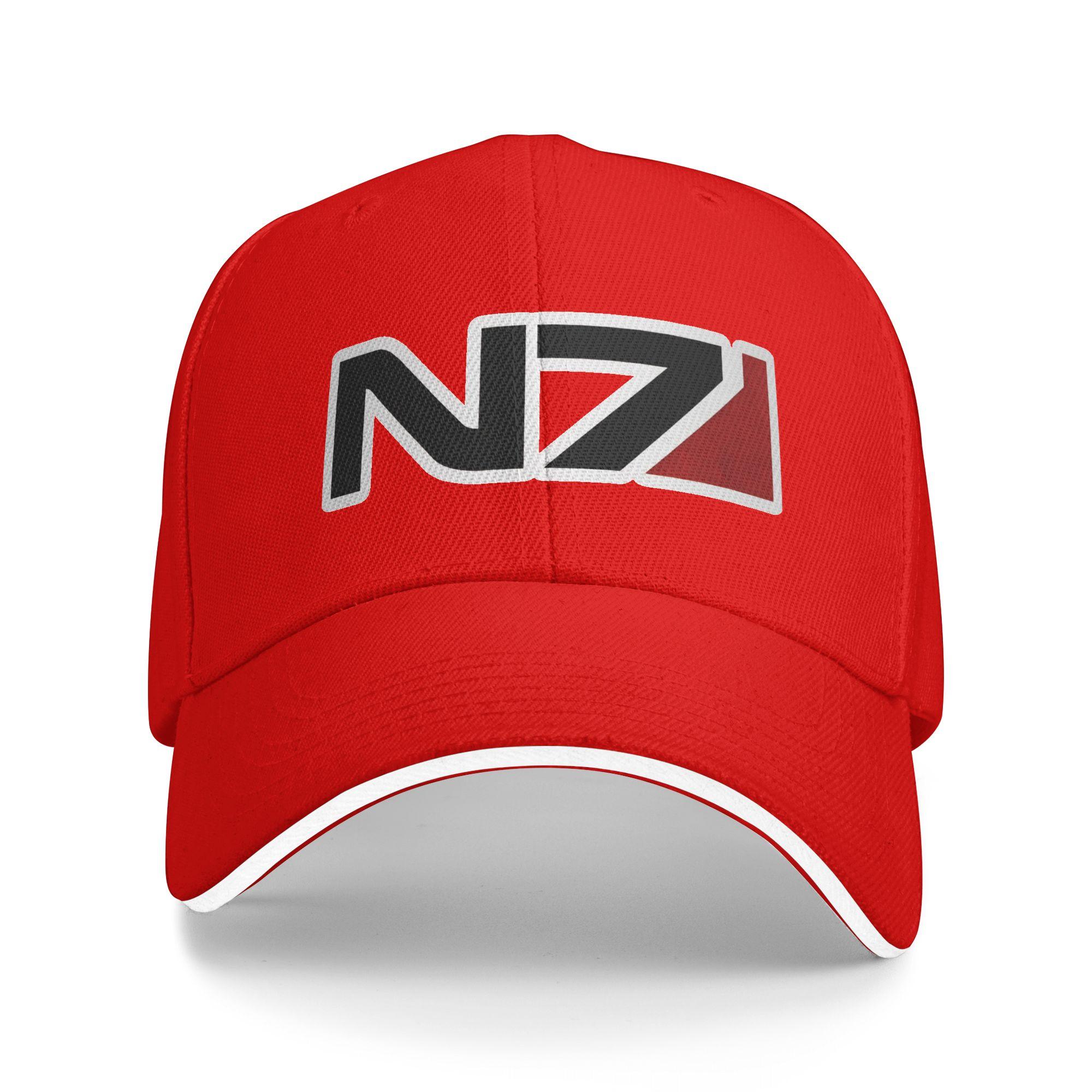 Mass Effect N Casual Baseball Cap Tennis Skate Hip Hop Hats Summer Breathable Unisex Adult Trendy Baseball Caps One Size