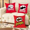 Classic PPringles Cushion Cover Natural Linen Organic Fabric DoubleSided Printing Couch Pillow Covers Home Decor