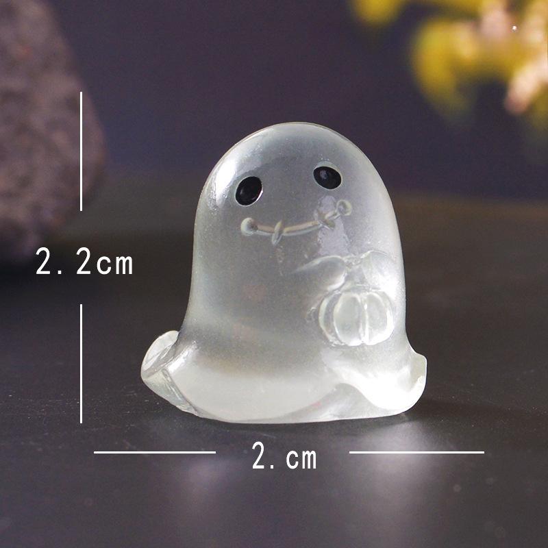 Luminous Decorative Item Ghost Pumpkin Small Decorative Item Car Center Console Decoration Luminous Decorative Item