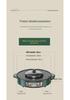 Korean Style Non-Stick Multifunctional Hot Pot and Smokeless Grill Combo