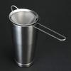 Stainless Steel Cone Shape Soybean Milk Juice Medicine Dregs Mesh Strainer