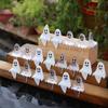 20PCS Halloween Decorative Specter Ornament For Themed Parties Plastic Crafting Easy Setups Tabletop Accent