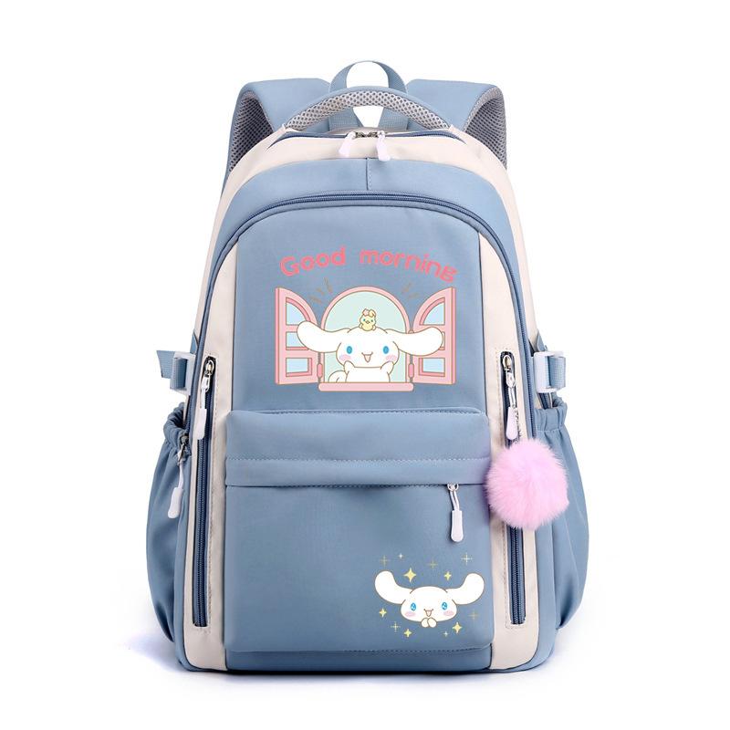 Cartoon Puppy Printed College Style Backpack Student Casual Schoolbag Large Capacity Student Schoolbag