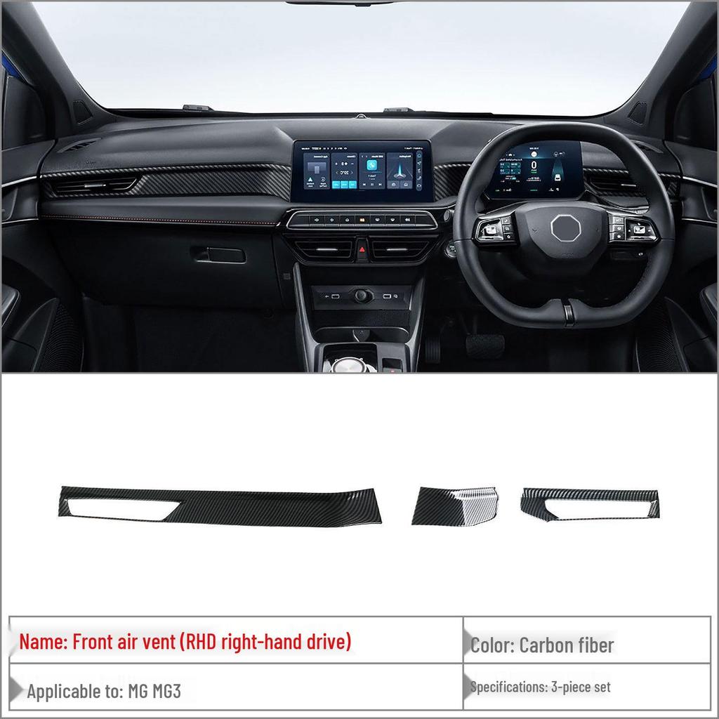 2024 MG3 Lüftungsdüsen-Blende vorne & Dekorpanel Mittelkonsole Upgrade