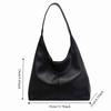 Tote Bag Large Capacity Handbag Korean Style Underarm Packs Casual Lichee Pattern Tote Bag  Women