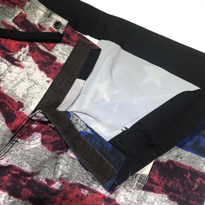 2024 Summer Men's Quick-Dry Eagle Print Beach Shorts