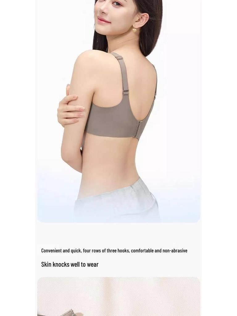 Nahtloses bügelloses Bandeau-BH mit Lift & Seitenglättung für Damen