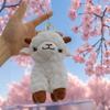 Plush Sheep Keychain Soft Crystal Plush Keyring For Kids And Teens