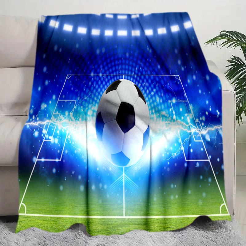 Football Blanket Perfect All Seasons Soft Comfortable Sofa Office Nap Travel Birthday Gift Christmas Present