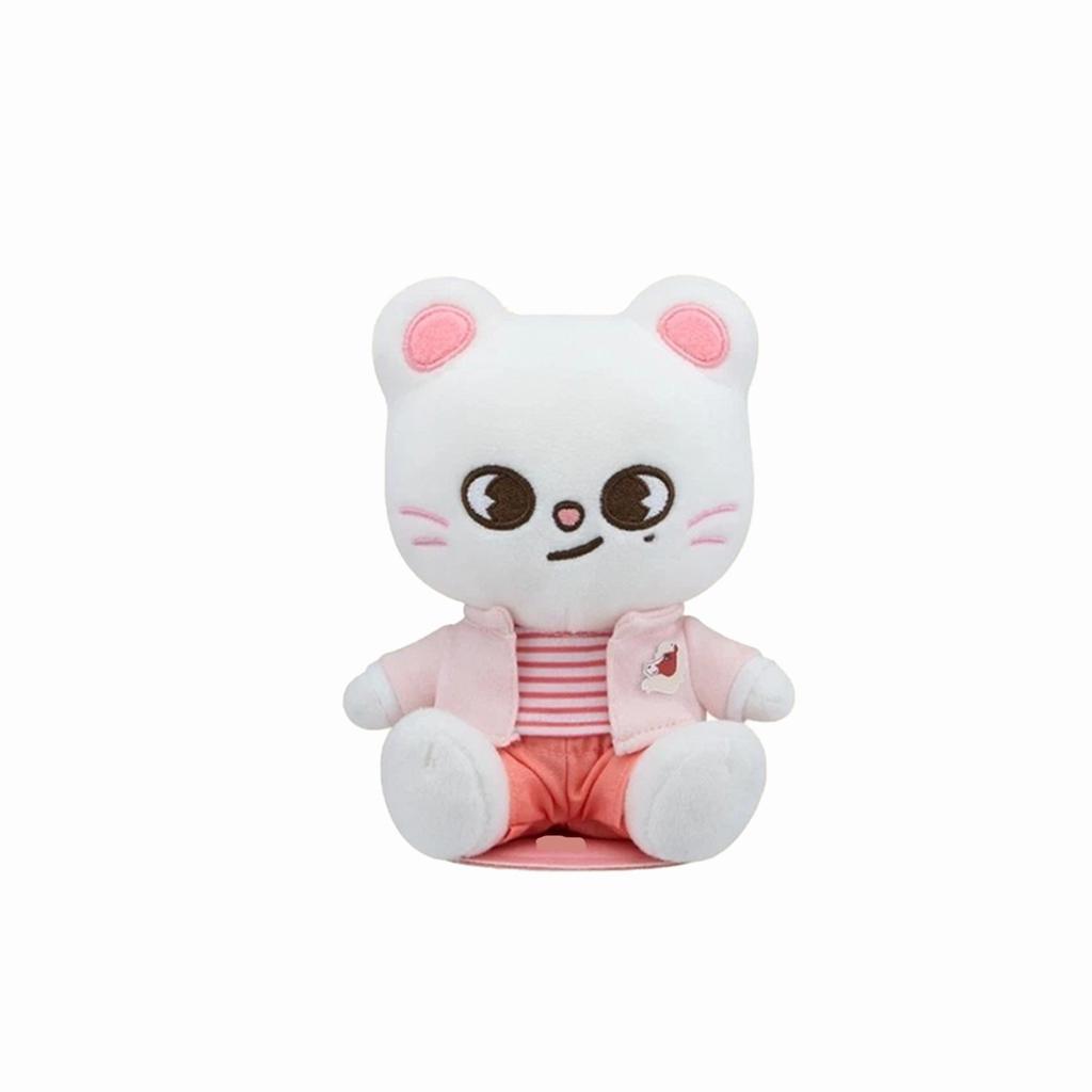 Plush Stuffed Animal Toy Soft Fabric Sitting Character Doll with Detailed Stitching and Embroidered Facial Features for Kids and Collectors