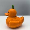Resin Whimsical Vegetable Duck Ornament Cartoon Animal Sculpture Miniatures Figurine  Living Room