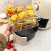 Stainless Steel 3-Tier Stackable Rack