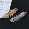 Alloy Leaf Hair Clips, Minimalist Sweet Style Spring Hairpins,Fashionable Hair Accessories for Daily Wear and Casual Gatherings