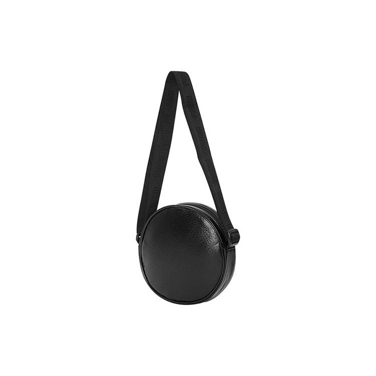 Puma Casual Sports Brand Logo Gold Leather Shoulder Crossbody Bag Unisex Bags Black 078307-01