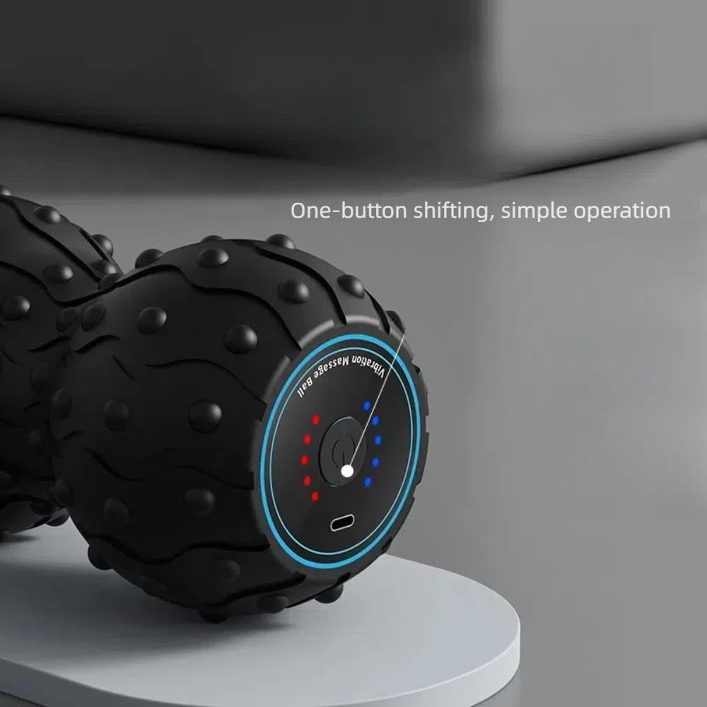 LYMCY Authentic Electric Foam Roller TriggerPoint Foam Roller 3D Massage Beads Patent Myofascial Release Roller USB Rechargeable Adjustment High