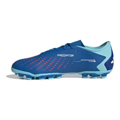 Predator Accuracy.3 Bağcıklı AG (Kauçuk Kısa Çiviler) Futbol Ayakkabıları Unisex Futbol Ayakkabıları Mavi Beyaz IG5169