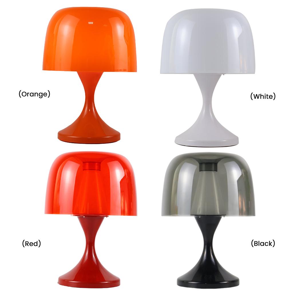 Pilz-Tischlampe mit USB-Ladefunktion Dekorative Atmosphärenleuchte Wiederaufladbare Pilzlampe für Wohnzimmer Schlafzimmer Büro
