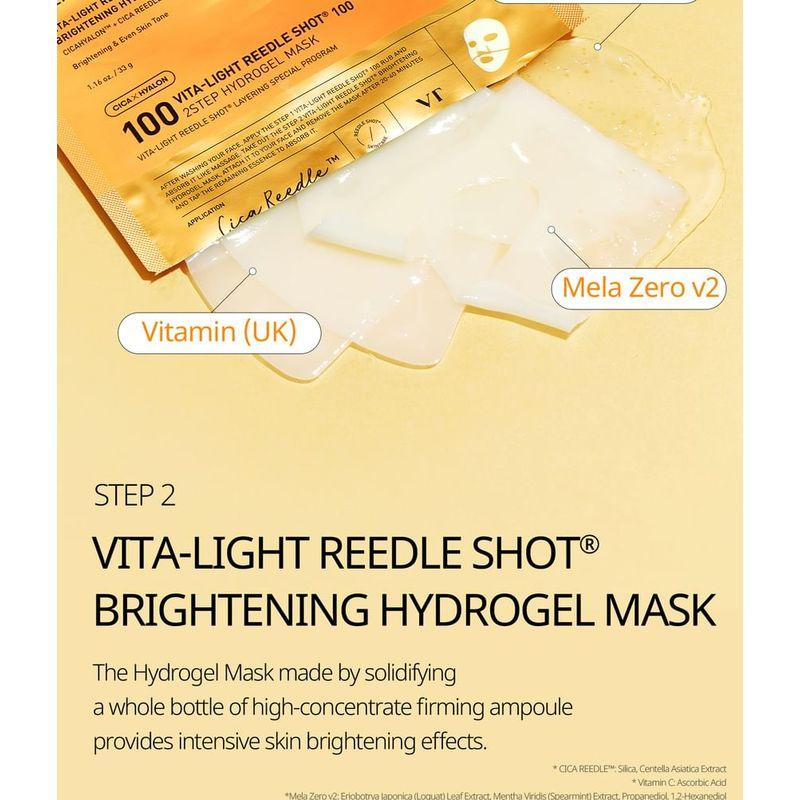 VT Vita-light Reedle Shot 100 2Step Hydrogel Mask
