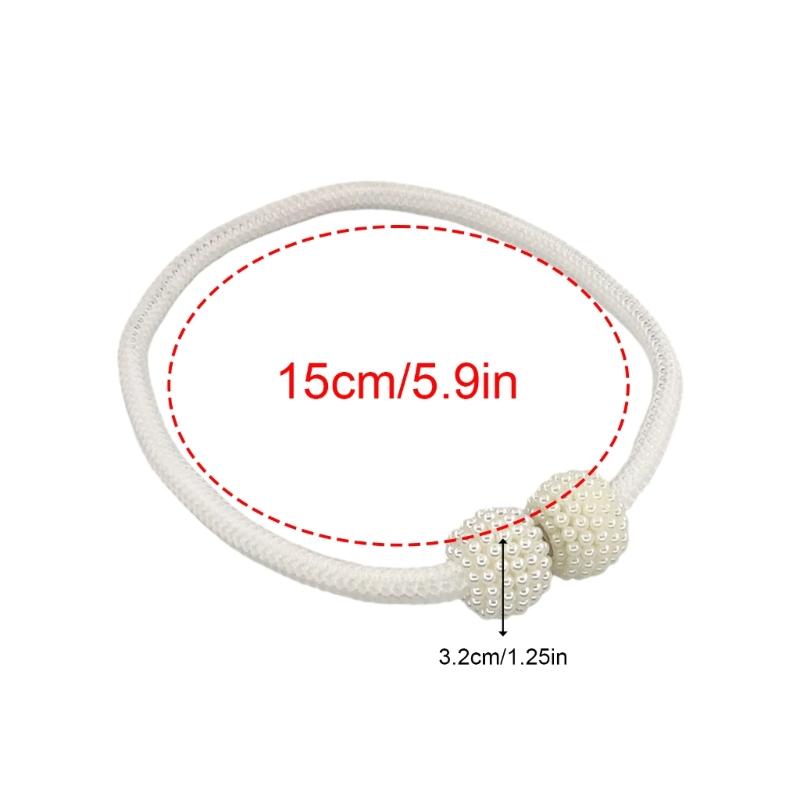 Magnetic Curtain Tiebacks,Decorative Curtain Holdbacks for Window Decors Curtain Holders for Drapes Modern Tie Backs