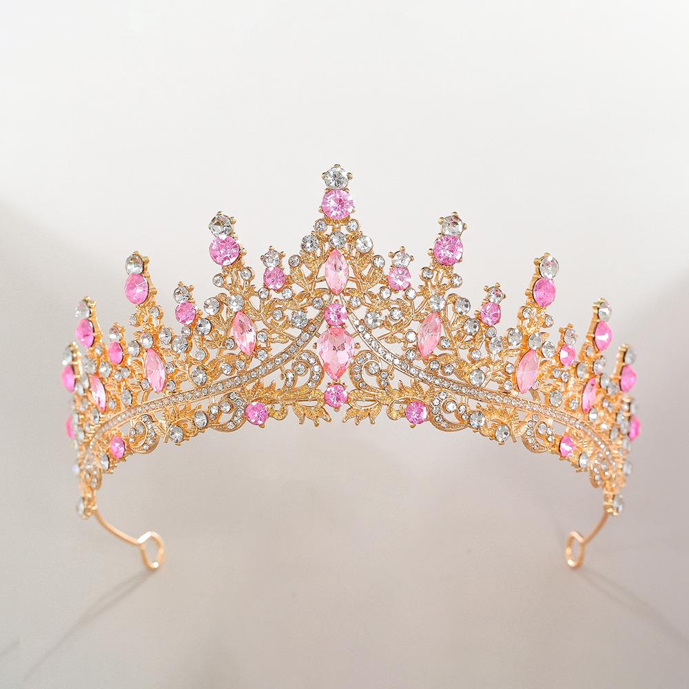  Tiare de Mariée en Cristal Élégant - Accessoire de Cheveux pour Mariage et Anniversaire